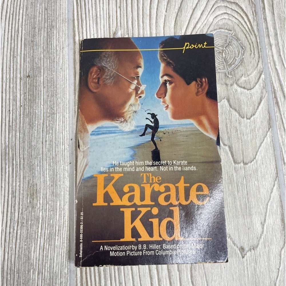 The Karate Kid Novelization B.B. Hiller 1984 Scholastic Point Paperback Vintage